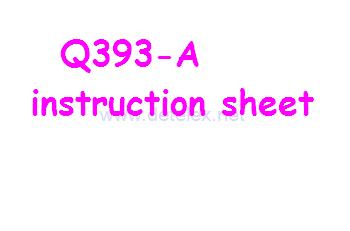Wltoys Q393 Q393-A Q393-C Q393-E drone spare parts instruction sheet (Q393-A)